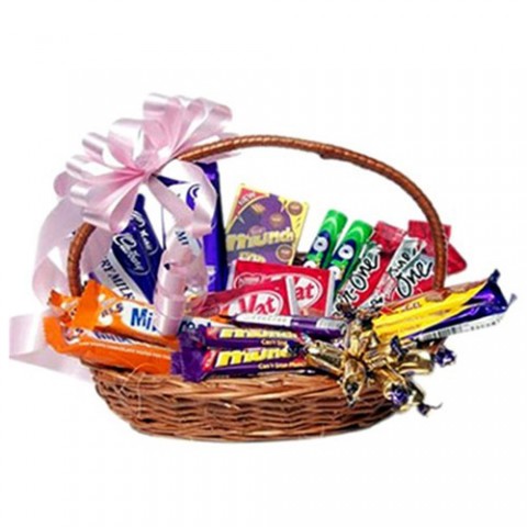 Basket of Assorted Chocolates